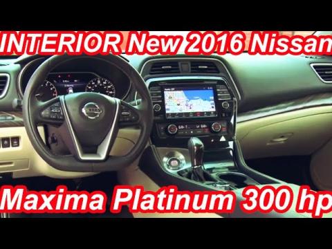 Interior Novo Nissan Maxima 2016 Platinum Edition Aro 18 Fwd